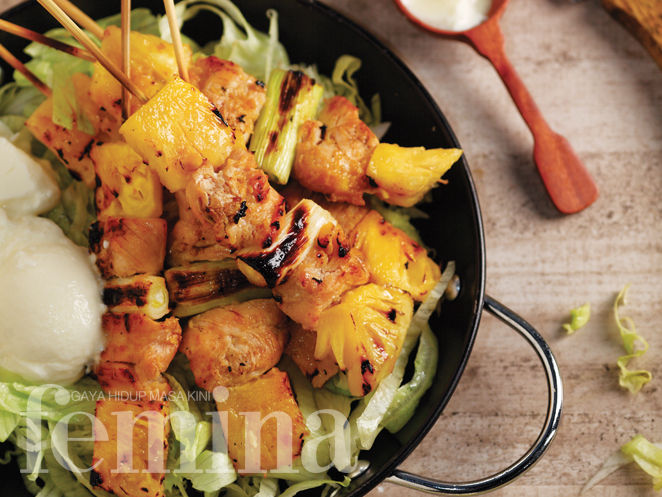 kebab ayam nanas