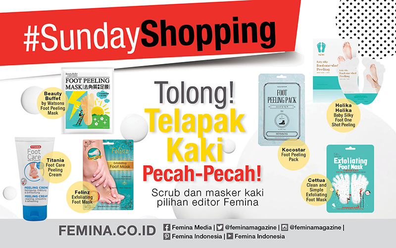Sundayshopping Tolong Telapak Kaki Pecah Pecah Scrub Dan Masker Kaki Pilihan Editor Femina Find below customer care, phone of femina. scrub dan masker kaki pilihan editor femina