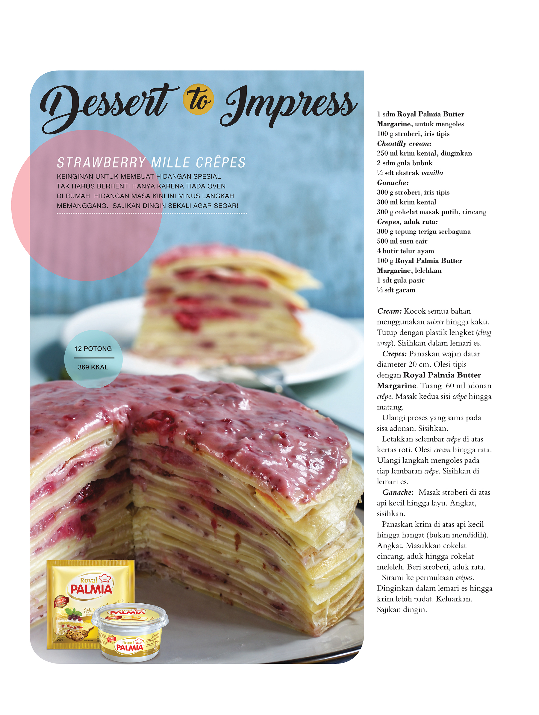 dessert to impress strawberry mille crepes