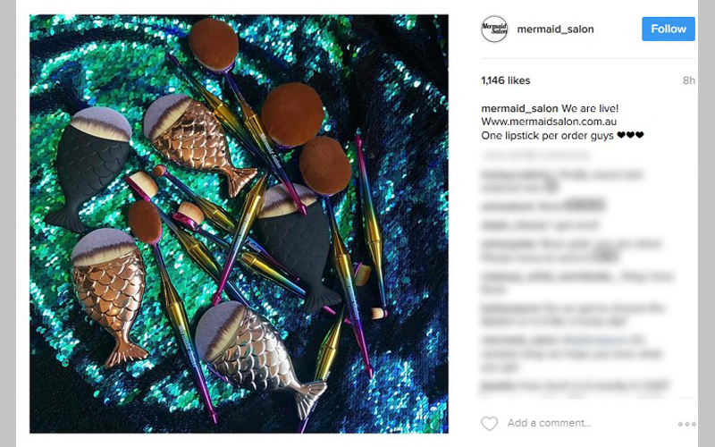 Tren Mermaid  untuk Rias Wajah dan Warna  Rambut 