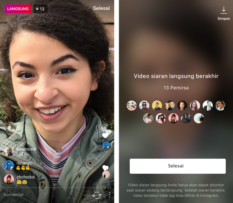 Sekarang Anda Bisa Menyimpan Video Live Instagram Begini Caranya