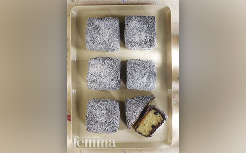Resep Lamingtons Cake Lembut Asal Australia