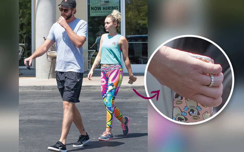 Memakai Cincin Baru Benarkah Miley Cyrus Dan Liam Hemsworth Sudah