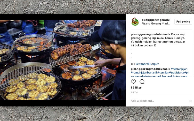 10 Pisang Goreng Hits di Instagram