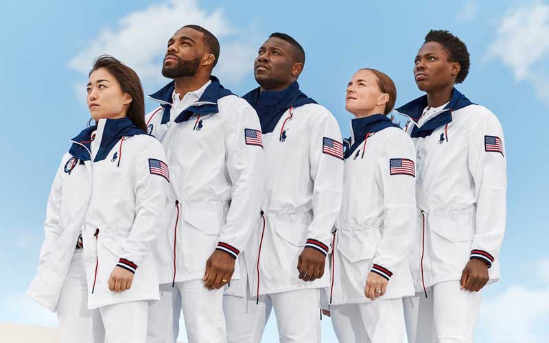 USA Team in Ralph Lauren Uniform