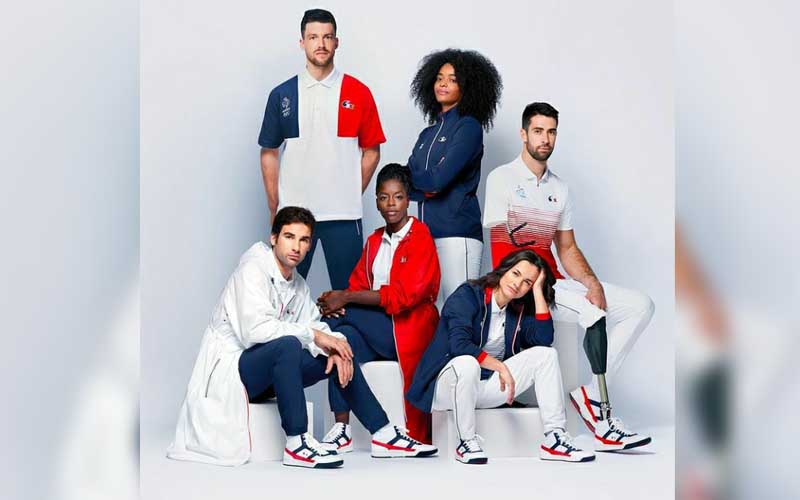 French Team in Lacoste Uniform