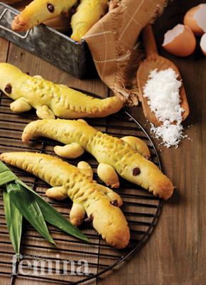 Roti Buaya Hijau Isi Unti Roti Buaya Hijau Isi Unti