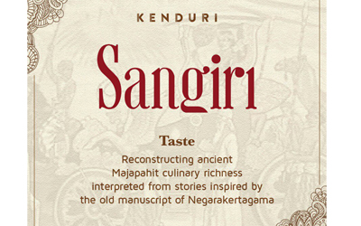 Hanya Satu Malam, Sangiri, Heritage Dinner ala Majapahit