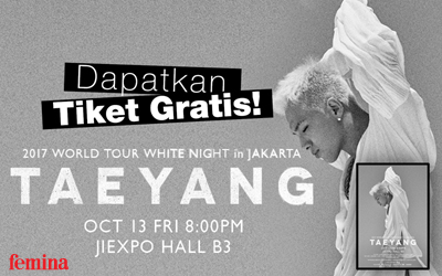 Dapatkan Tiket Gratis Konser Taeyang 2017 World Tour White Night in Jakarta!