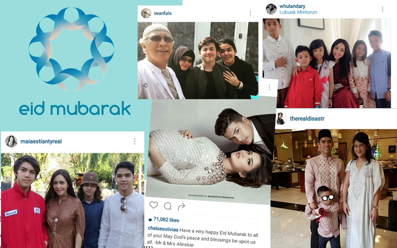 Meriahnya Perayaan Lebaran 31 Selebritas Bersama Keluarga