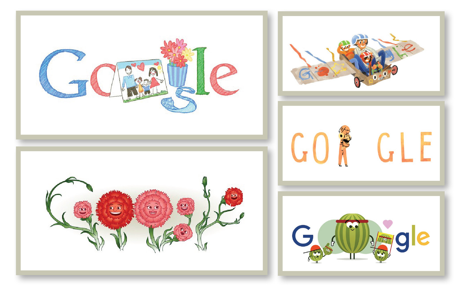 32 Doodle Unik Untuk Merayakan Google Birthday