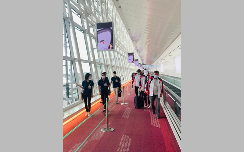 Tiba di Tokyo untuk Ajang Olimpiade, Tim Bulu Tangkis Indonesia Disambut KBRI Tokyo