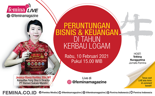 Live Instagram, Rabu 10 Februari 2021: Peruntungan Bisnis & Keuangan di Tahun Kerbau Logam